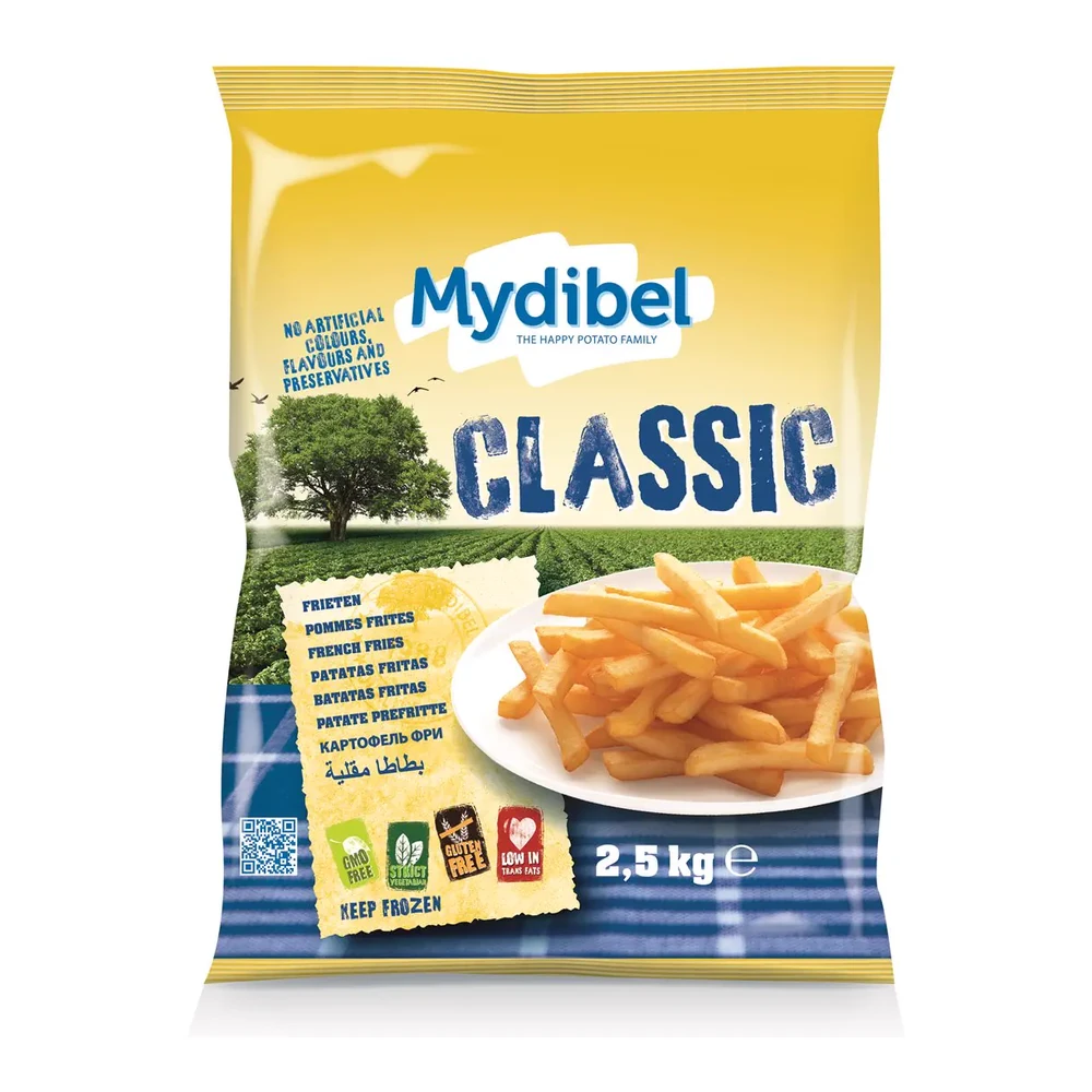 Mydibel, Pomfrit Classic, 2.5 kg